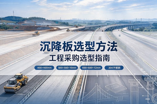 资中沉降板选择方法