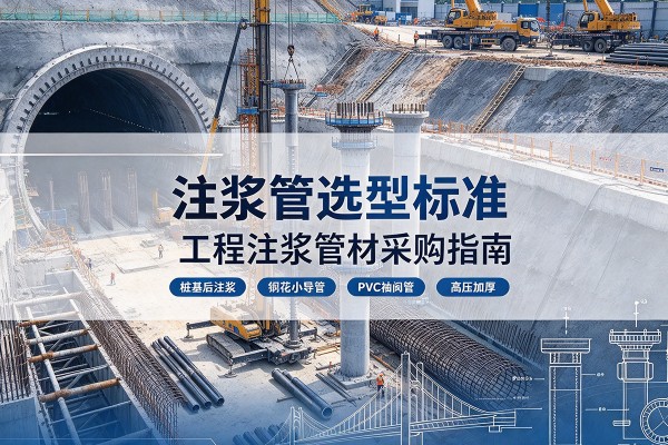 资中注浆管选型标准